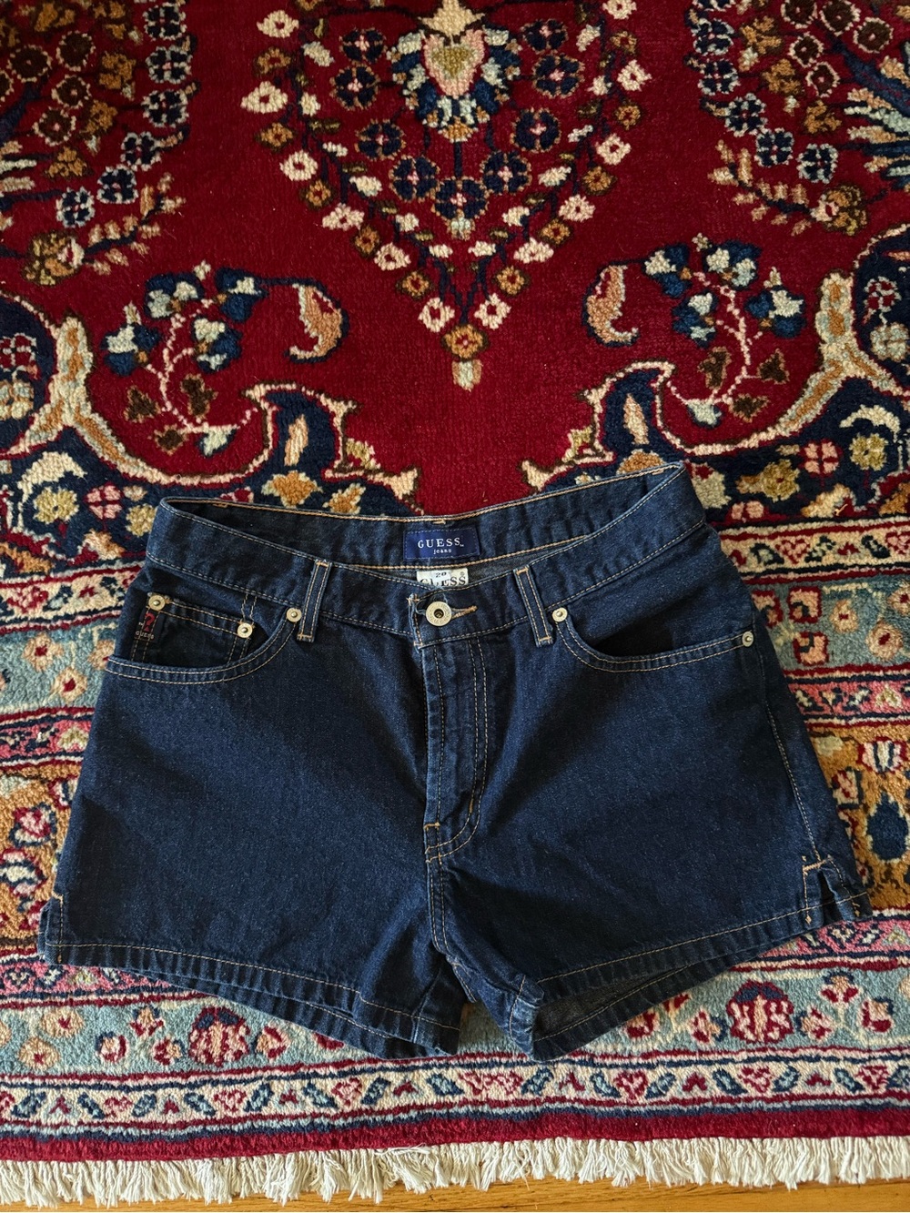 Vintage Guess Jeans Shorts Womens High Rise